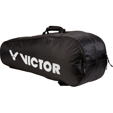 Victor Racketbag Doublethermobag 9150C (Torba na rakiety, 2 główne komory, komora termiczna) czarna